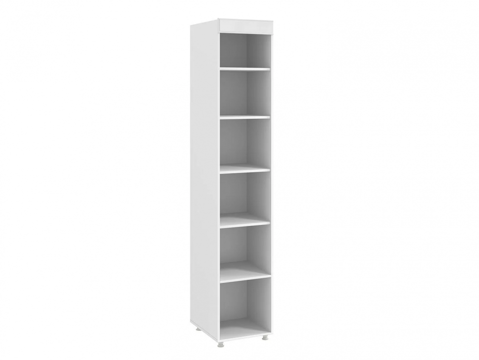 Стеллаж (гл. 560) Монако МН-41 белое дерево