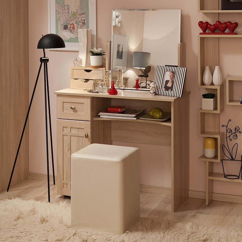 Стол туалетный Глазов-мебель Sherlock 53 (Дуб Сонома)