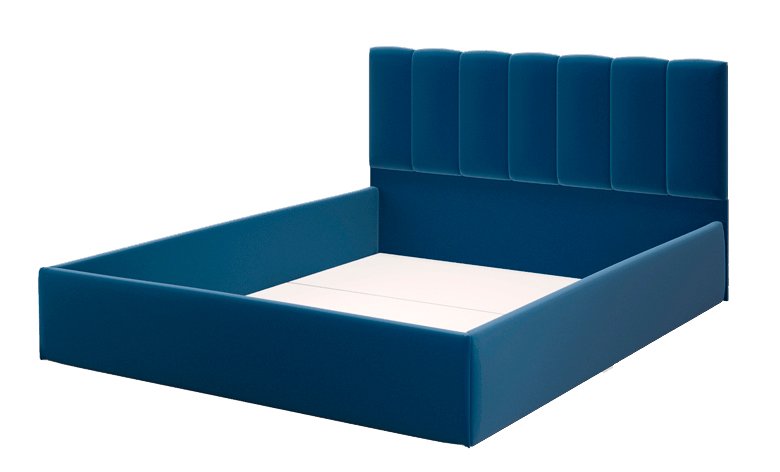 Кровать 160х200 с основанием Элен MLK (Велюр Энигма)