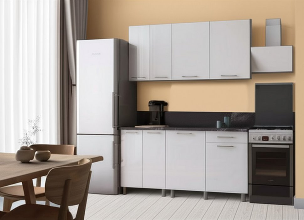 Кухня Танго 1,6 м, Белый