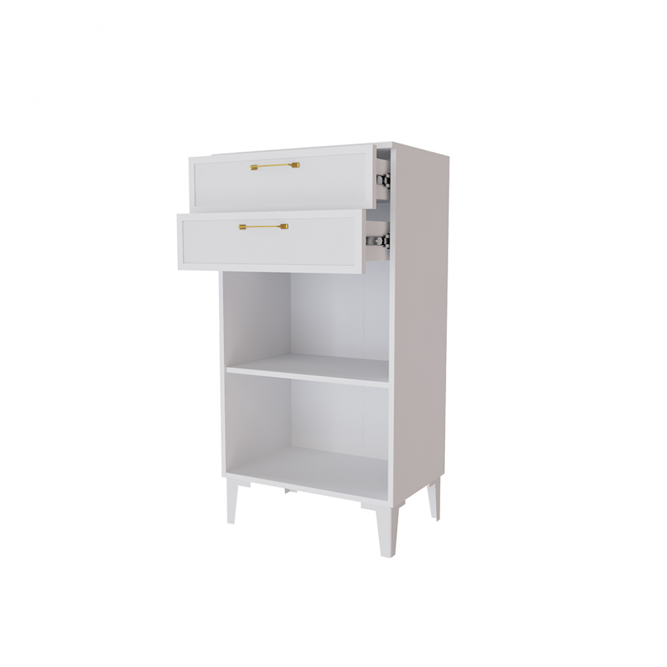 Тумба с ящиками Толедо ТТ-30, Белый