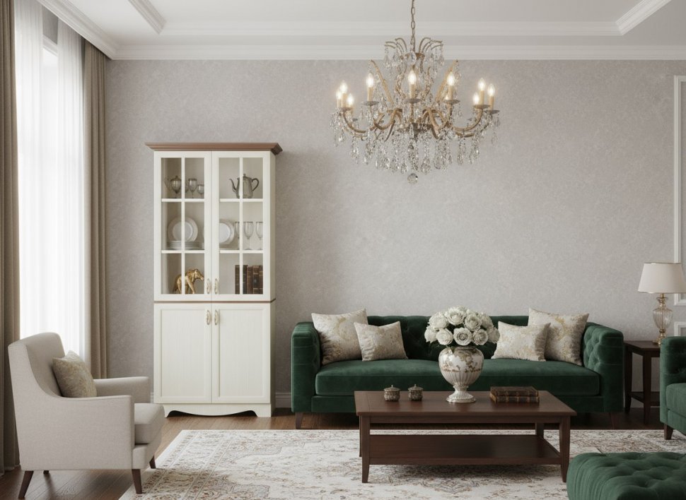 Латте 24-02 Шкаф комбинированный / Бодега Светлый / Орех Донской 