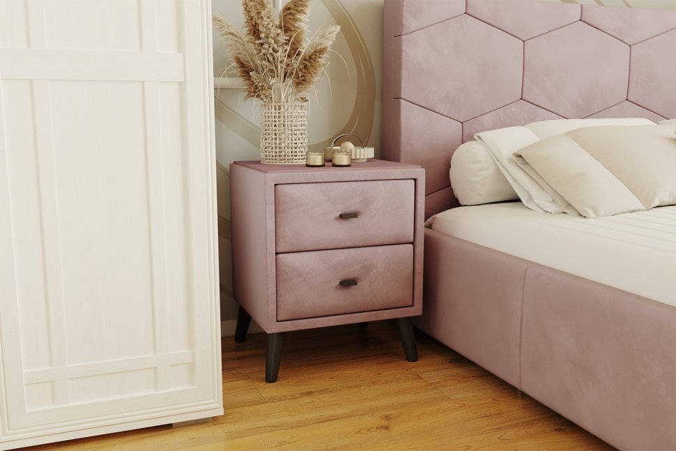 Тумба прикроватная Пай, Пыльная роза