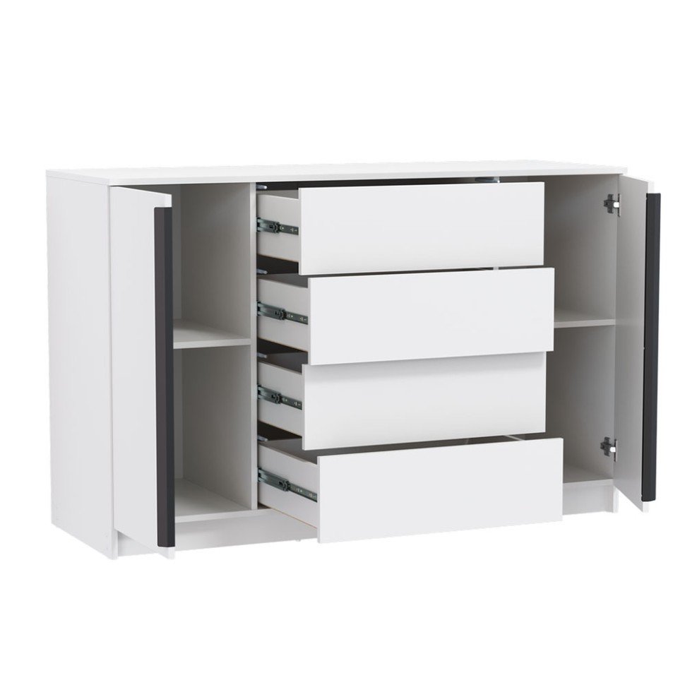 Брандо комод 67.11 ЛДСП Белый