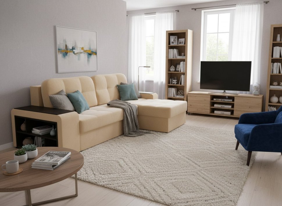 Диван угловой Дубай luna 05