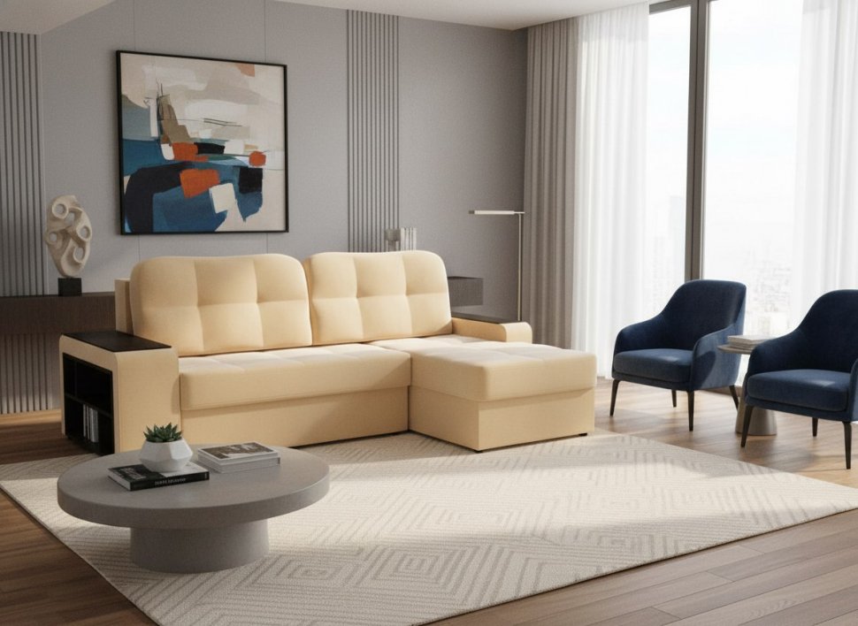 Диван угловой Дубай luna 05