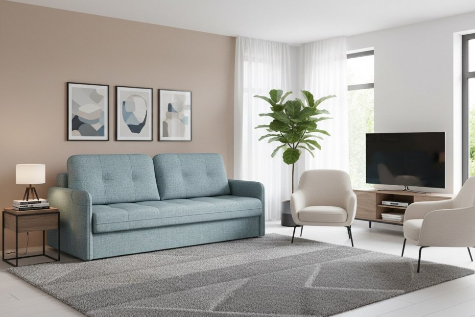 Диван Smart 1 СК Рогожка Sherlock 975