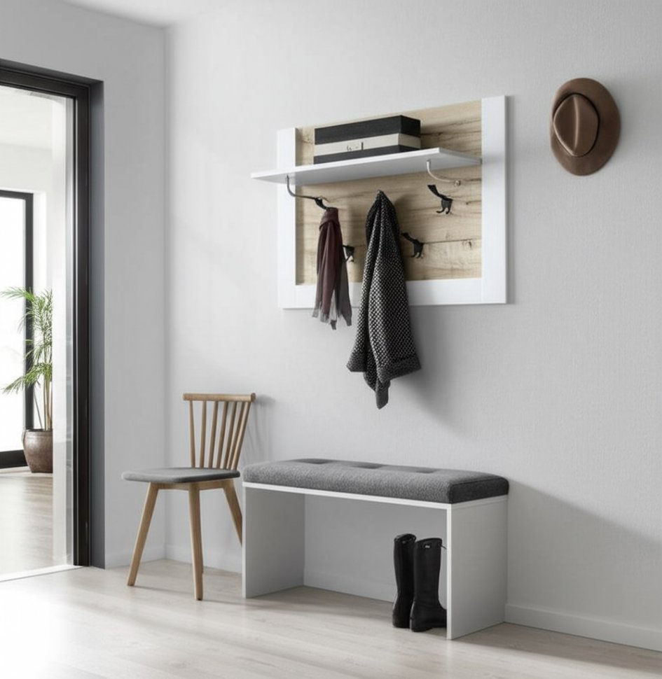 Вешалка настенная Ева 5 М8