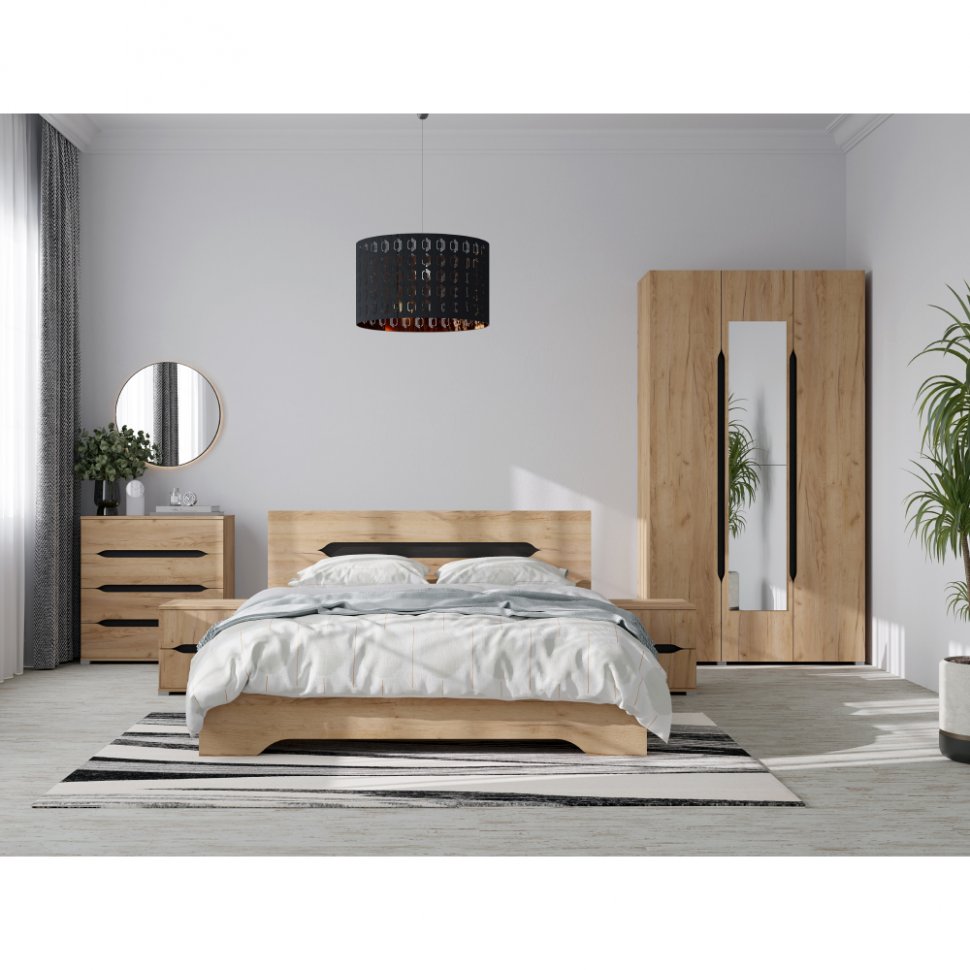 Спальня Вега (Дуб золотой) Комплект