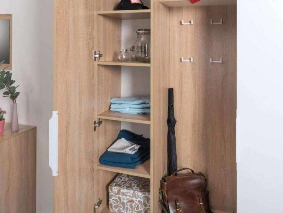 Прихожая Куба 2 дуб сонома/белый