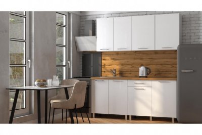 Кухня Танго 1,8 м, Белый