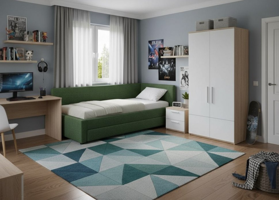 Марвэл 90 Кровать одинарная EPIC 70 MOSS