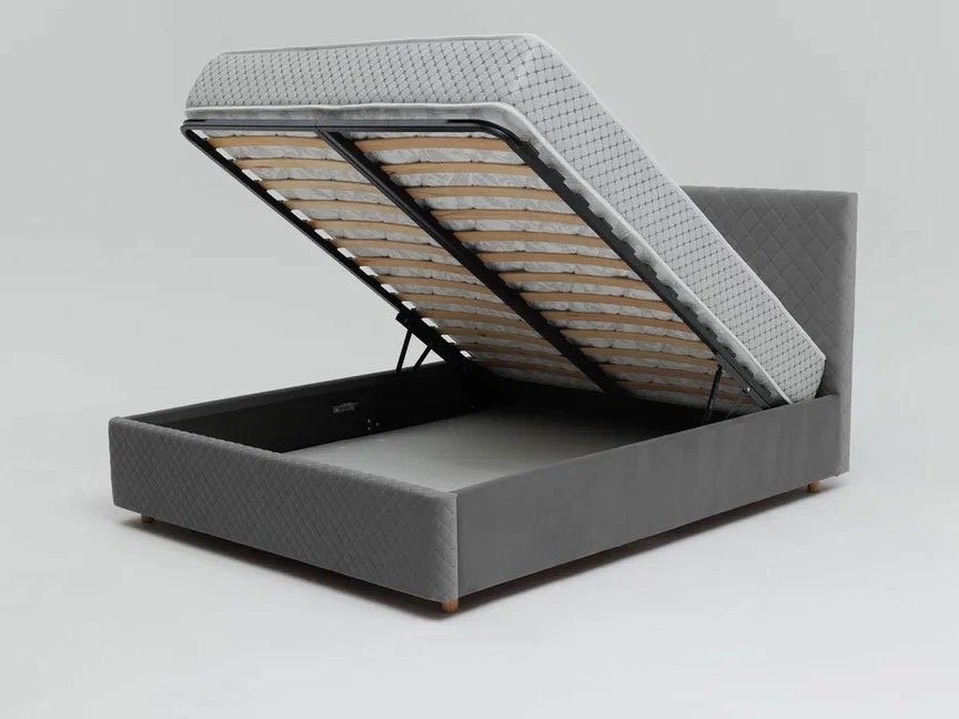 Кровать Galaxy 1800 с под. механизмом / серый №25
