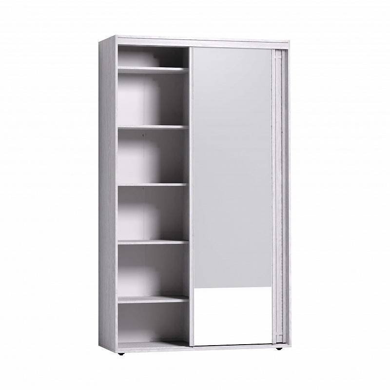 Шкаф-купе с зеркалом Sherlock 303 (Глазов) Ясень анкор светлый