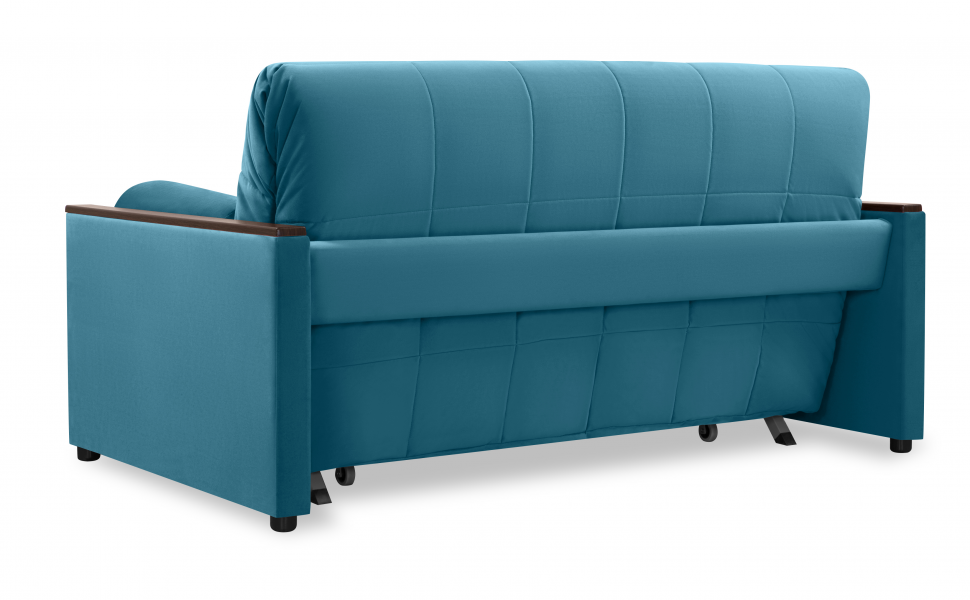 Диван прямой "аккордеон" Сантос (Голубой)