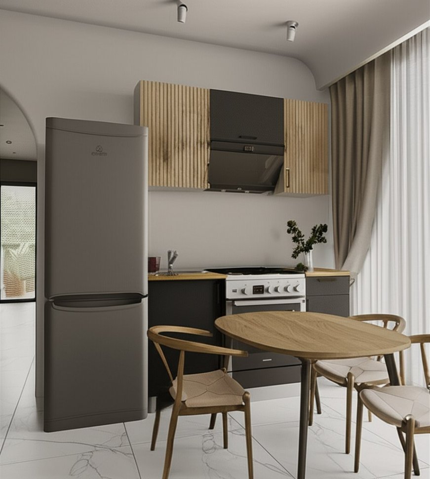 Кухня Кантри 1,5м с окапом