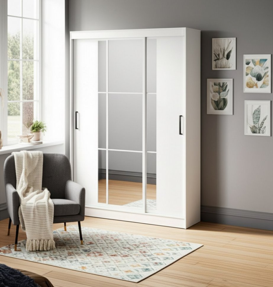 Шкаф-купе Тайм ШКК-03, белый