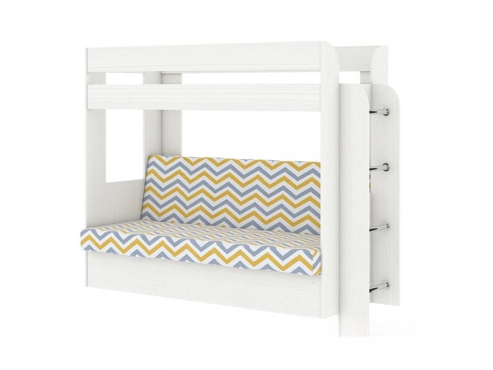 Карамель 75 кровать-диван Бодега Светлый / Ткань RikkoYellow