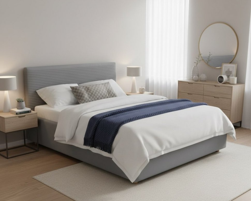 Кровать Event Loft 1400 с основанием / серый №25