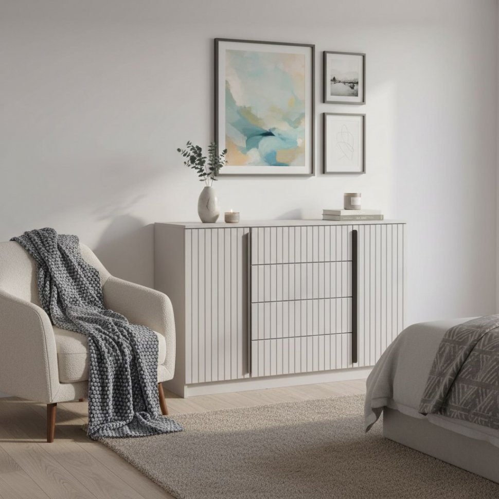 Брандо комод 67.11 МДФ Кашемир