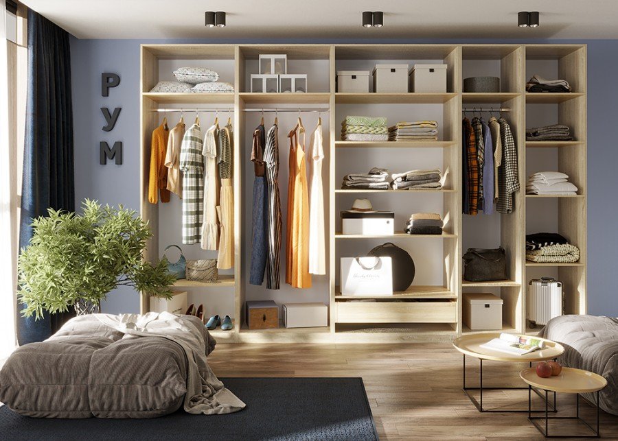 Гардеробная система РУМ (Глазов) 350 Комплект