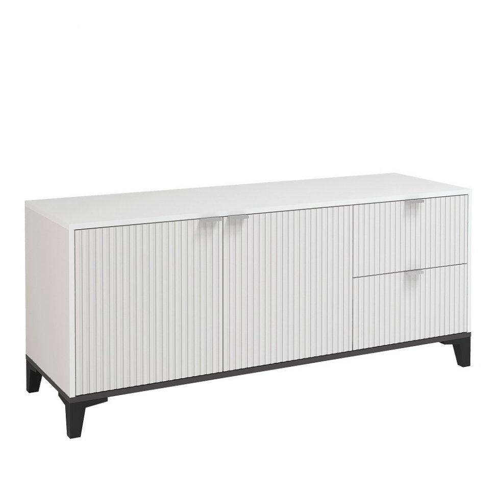 Тумба под ТВ Конкорд (Интерьер Центр) ТБ-001 Белый / Софт пломбир