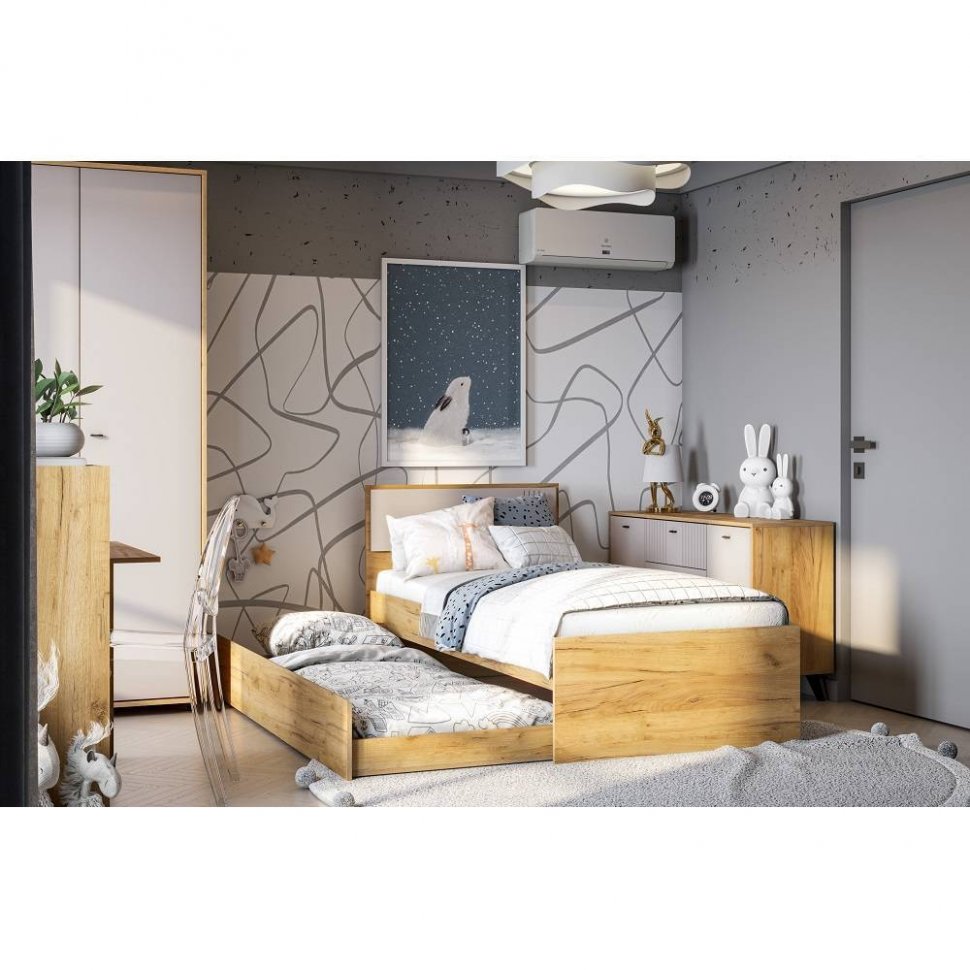 Кровать с основанием лайт и ящиком Тоскана 90х200