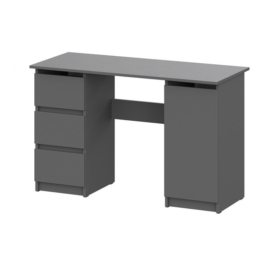 Стол письменный Денвер с ящиками 120 (Графит серый)