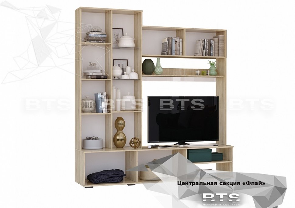 Центральная секция Флай ЦС-01 БТС (Дуб сонома)