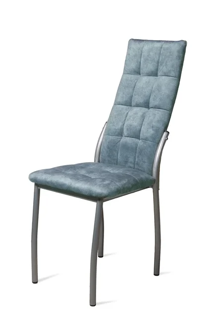 Стул Волна / Серебро/Велюр Лагуна