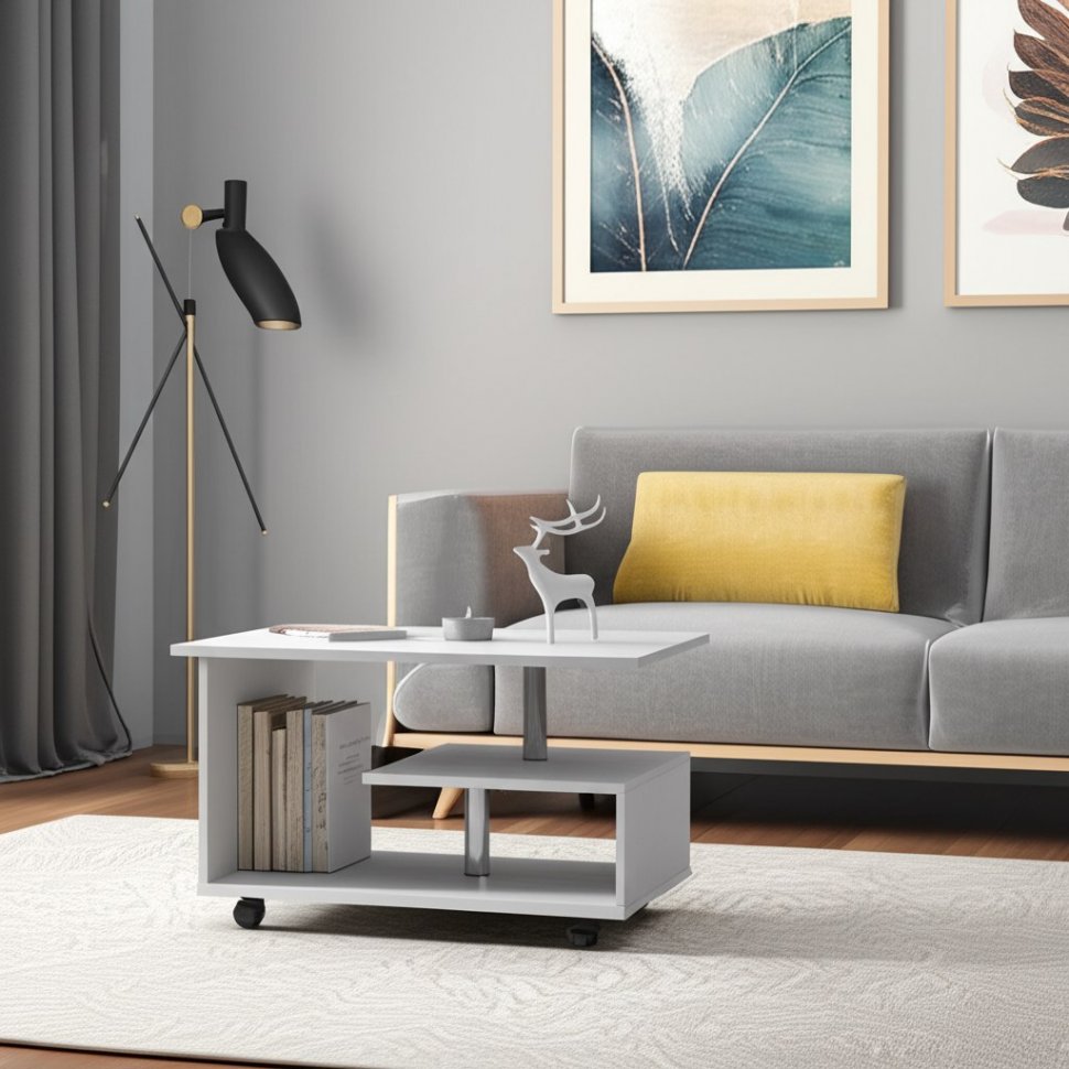 Журнальный стол Консул-5 Белый