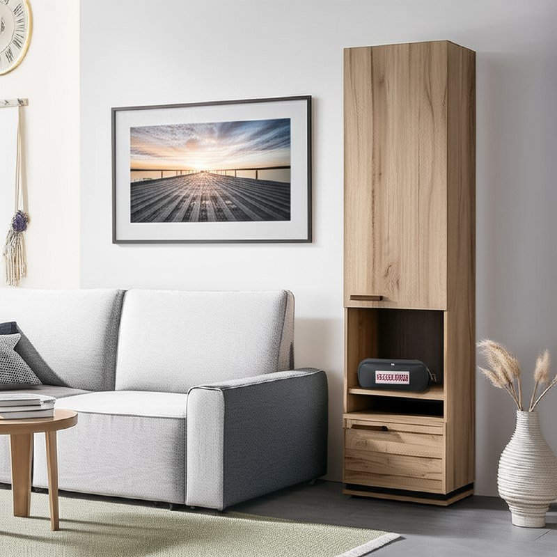 Шкаф-пенал МЦН NATURE 1 Глазов-мебель