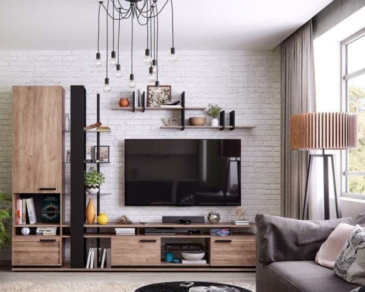 Шкаф-пенал МЦН NATURE 1 Глазов-мебель