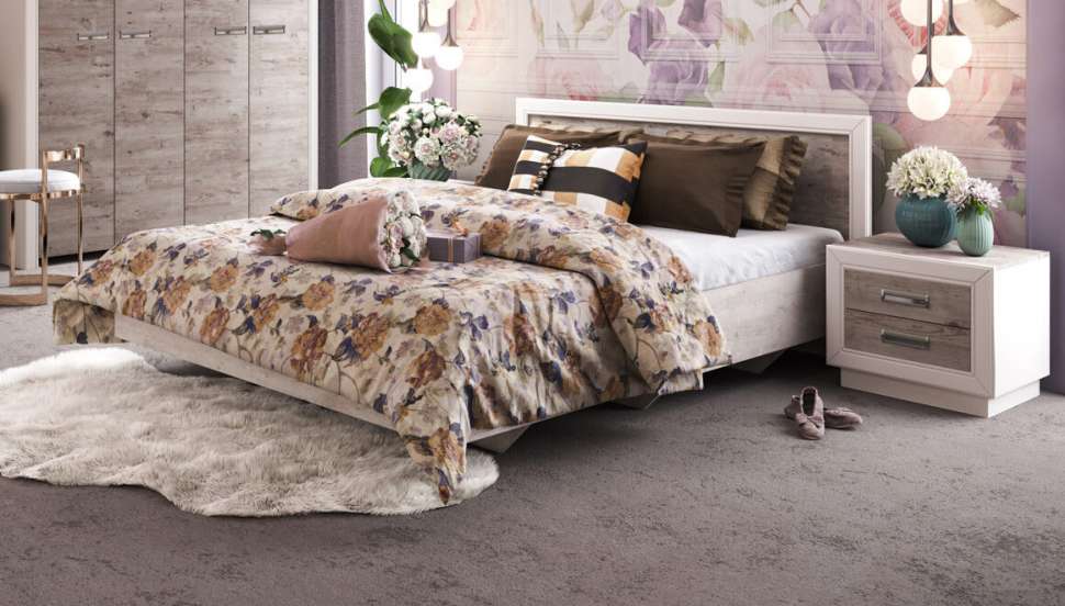 Кровать 140х200 Эстель КМК 0738.35