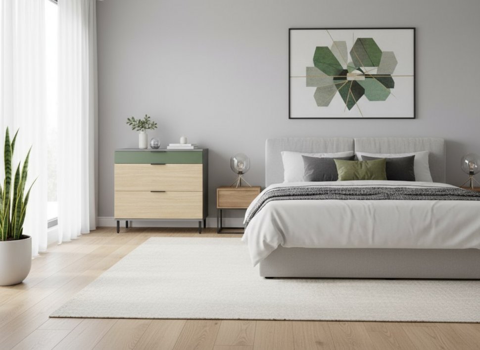 Марвэл Комод 16.234.03 Темно-серый / Плэйн