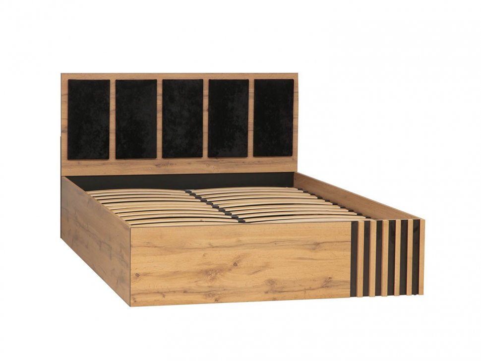 Спальня Либерти 2 (опора h20) Дуб вотан/Черный