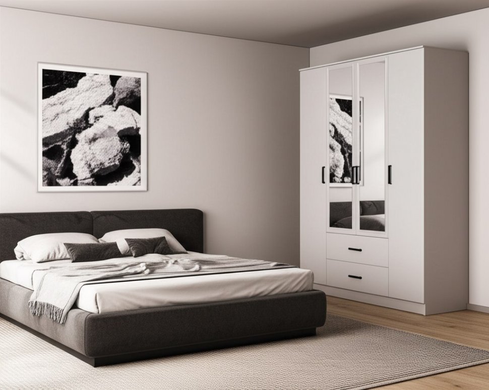 Шкаф 4-х створчатый Фьюжн ШК-14 (БТС)