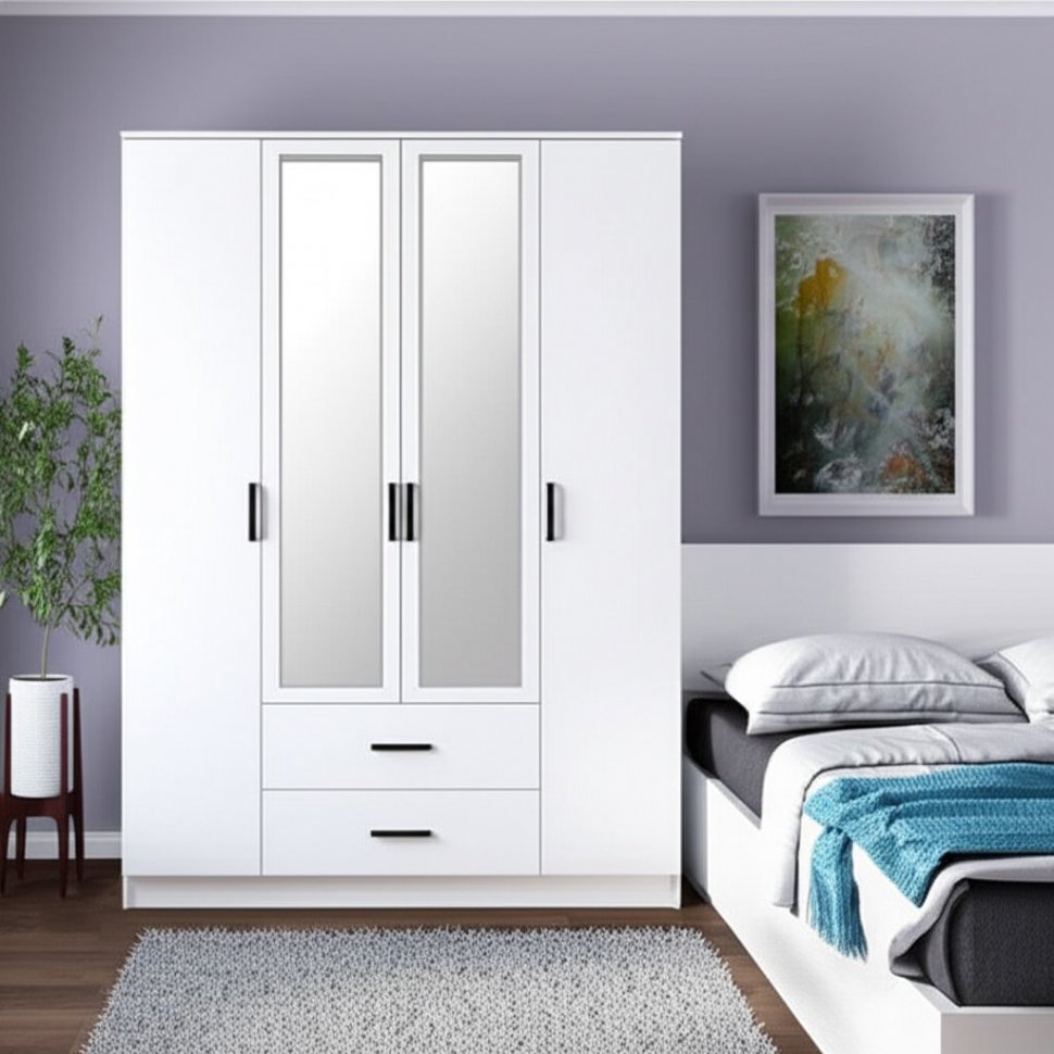 Шкаф 4-х створчатый Фьюжн ШК-14 (БТС)