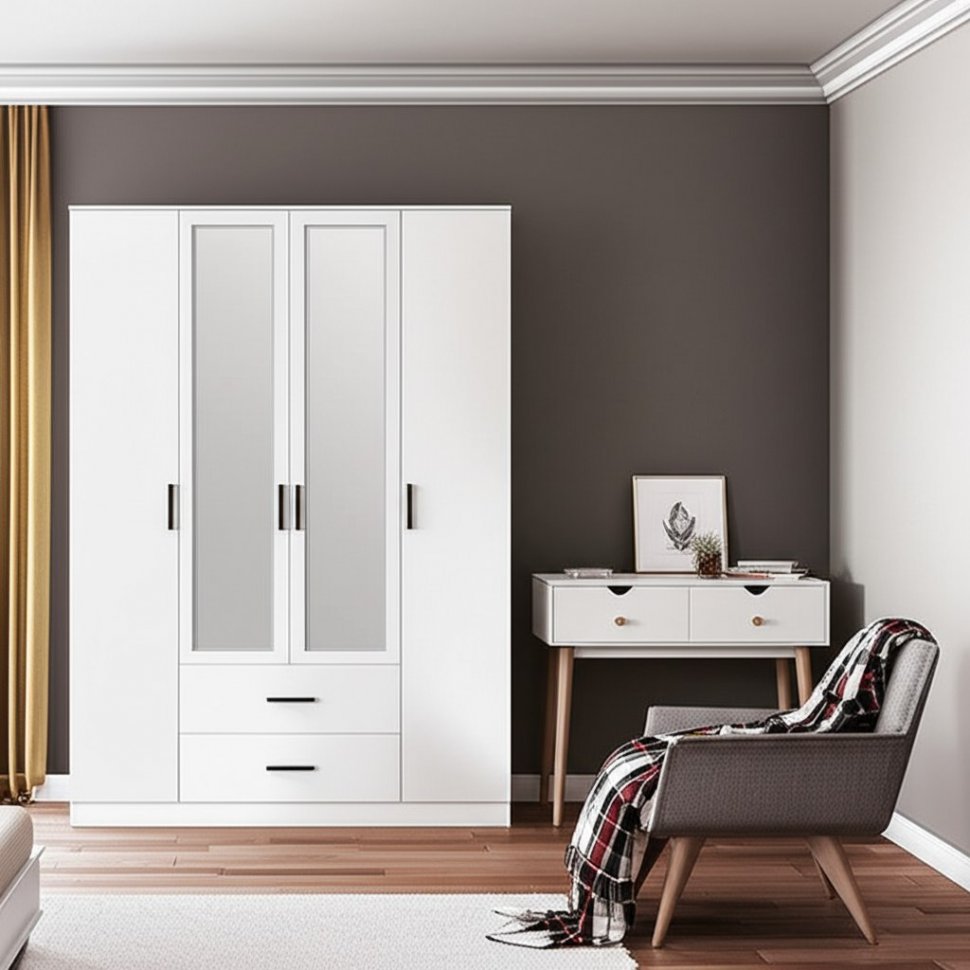 Шкаф 4-х створчатый Фьюжн ШК-14 (БТС)