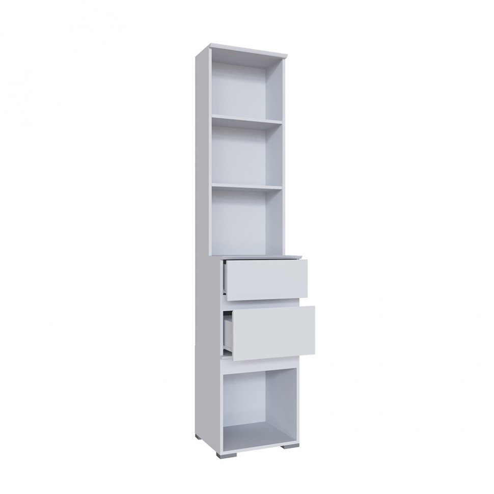 Тумба с зеркалом Плейона (ТЭКС) Белый