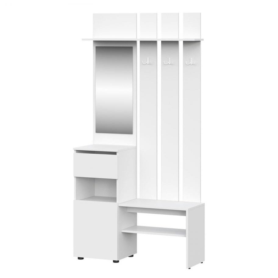 Прихожая Токио (Белый текстурный) Комплект