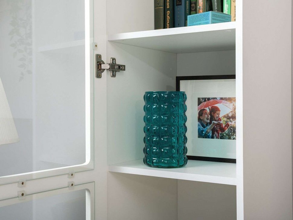 Гостиная Остин 1 белый/дуб золотой