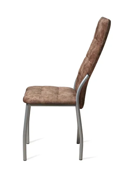 Стул Волна / Серебро/Велюр Коньяк