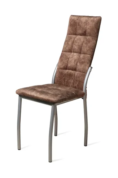 Стул Волна / Серебро/Велюр Коньяк