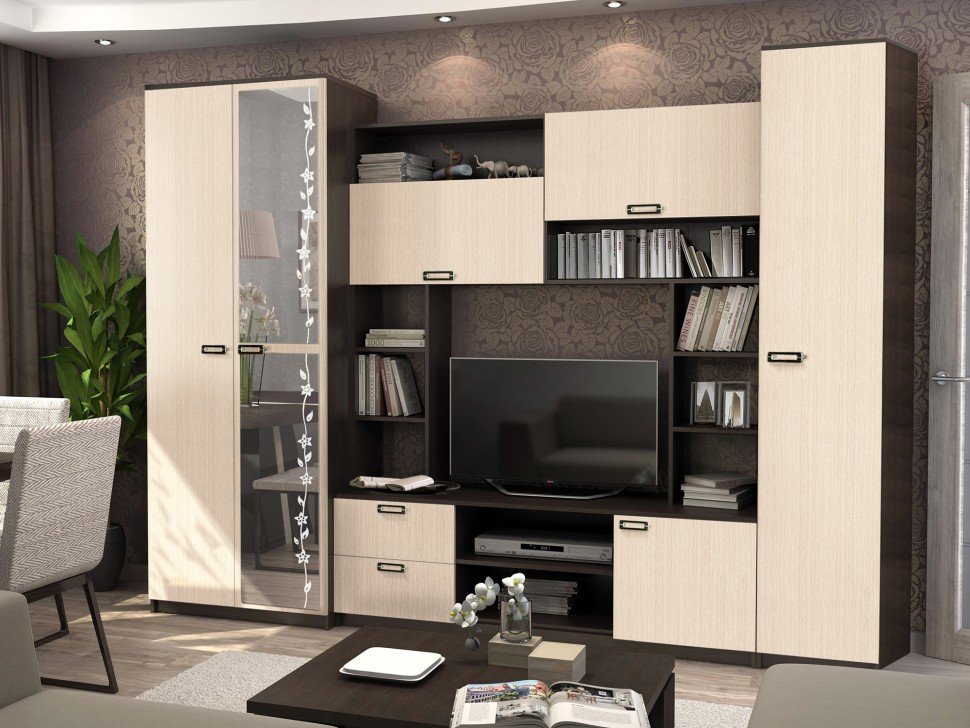 Аллегро 6 гостиная / Венге/дуб Белфорд