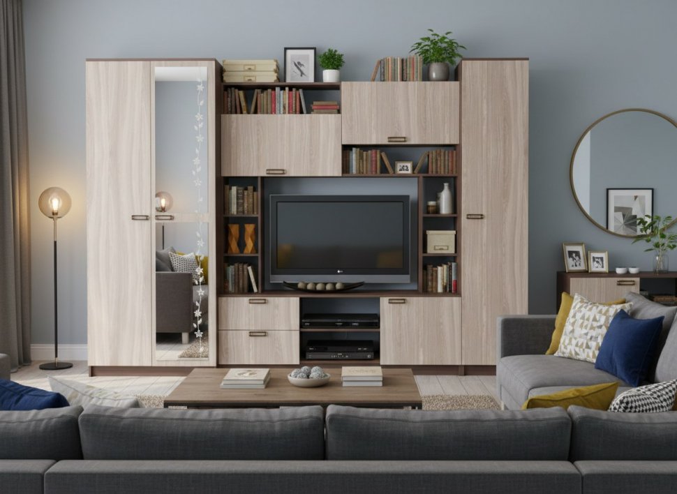 Аллегро 6 гостиная / Венге/дуб Белфорд