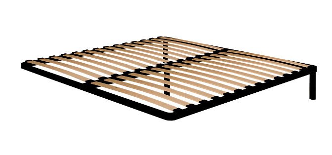 Кровать 180х200 Sherlock 46 Люкс Орех (Глазов) с основанием из металла