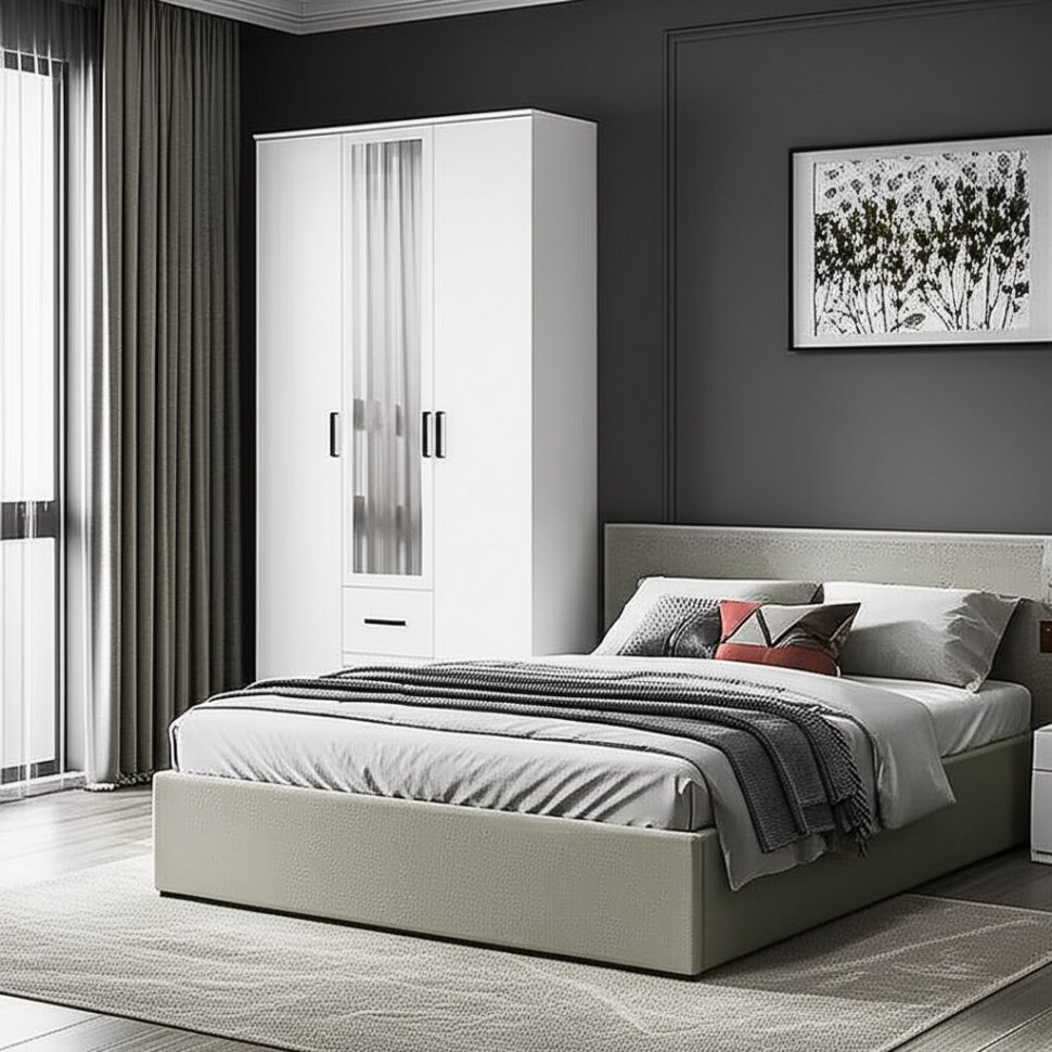 Шкаф 3-х створчатый Фьюжн ШК-09 (БТС)