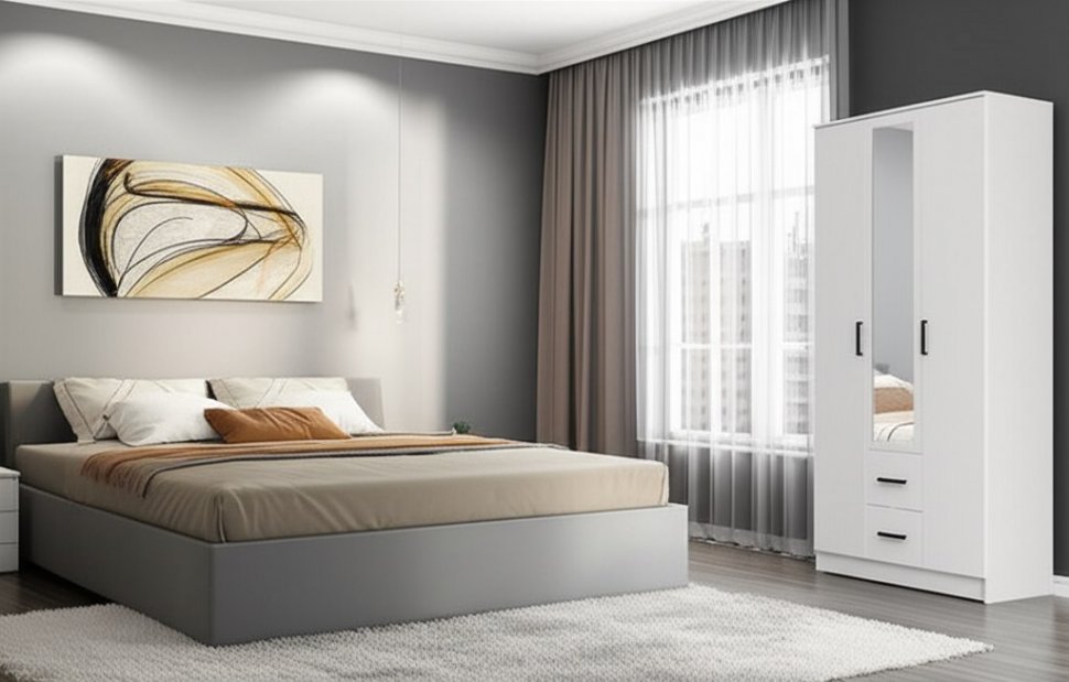 Шкаф 3-х створчатый Фьюжн ШК-09 (БТС)