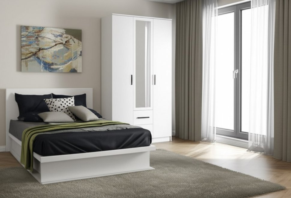 Шкаф 3-х створчатый Фьюжн ШК-09 (БТС)